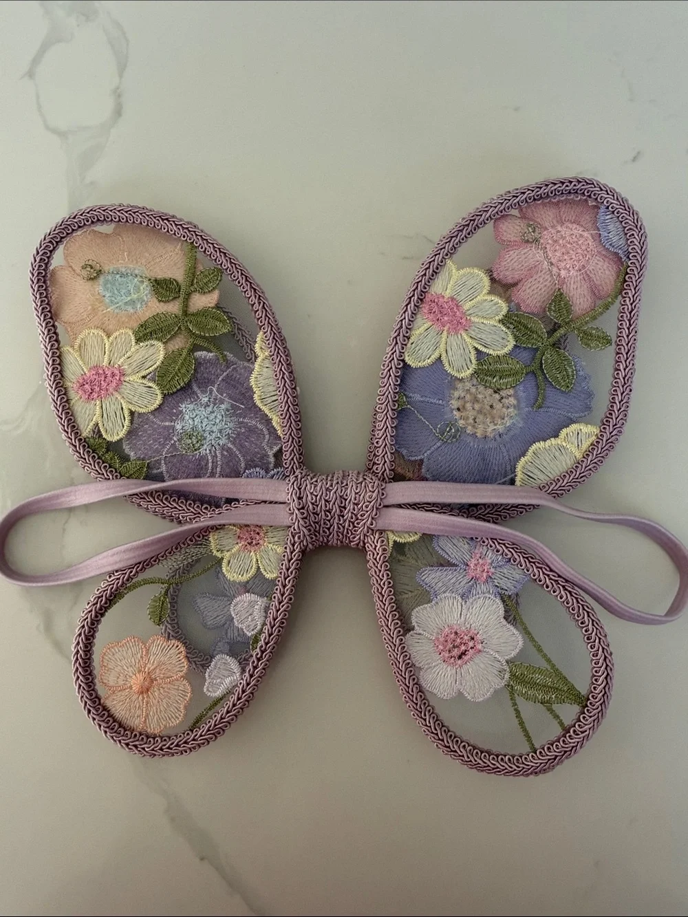 floral fairy wings and skirt for a todler- Pastel Lilac